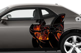 Dodge Challenger Side Graphics (2008-2017) BUMBLE BEE FIRE - RacerX Customs