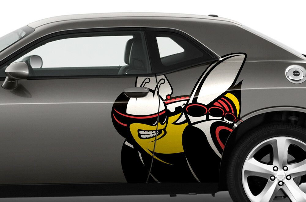 Dodge Challenger Side Graphics (2008-2017) BUMBLE BEE - RacerX Customs