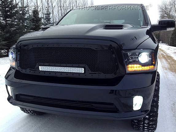 Dodge Ram 2500/3500/4500 Grille with LED Light Bar ('03-'05) RC1X - RacerX Customs