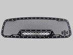 Dodge Ram 1500 Custom Grille with LED Light Bar (2013-2018) RC1X - RacerX Customs