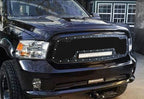 Dodge Ram 1500 Custom Grille with LED Light Bar (2013-2018) RC1X - RacerX Customs