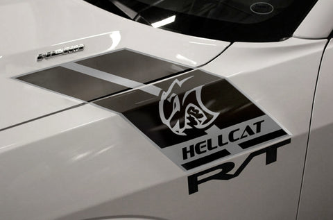 Dodge Challenger Hash Stripe Graphics (2008-2017) HELLCAT - RacerX Customs