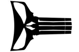 Dodge Challenger Vinyl Hood Decal (2008-2017) PUNISHER - RacerX Customs