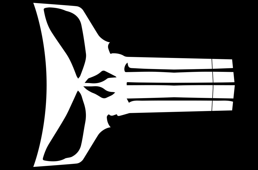 Dodge Challenger Vinyl Hood Decal (2008-2017) PUNISHER - RacerX Customs