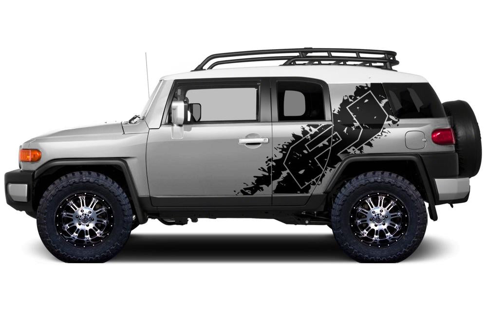 Toyota FJ Cruiser Wrap Kit - Quarter Panel Vinyl - FJ Graphic (2007-2014) - RacerX Customs