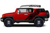 Toyota FJ Cruiser Wrap Kit - Quarter Panel Vinyl - FJ Graphic (2007-2014) - RacerX Customs