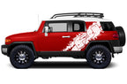 Toyota FJ Cruiser Wrap Kit - Quarter Panel Vinyl - FJ Graphic (2007-2014) - RacerX Customs
