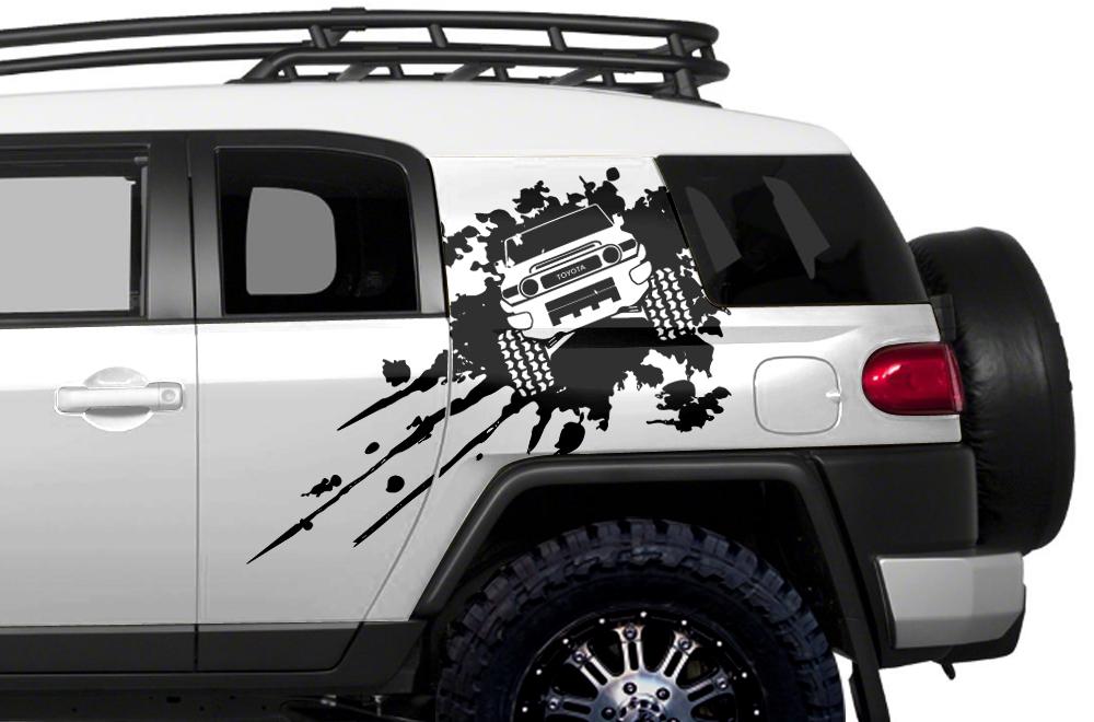 Toyota FJ Cruiser Wrap Kit - Quarter Panel Vinyl - Splash (2007-2014) - RacerX Customs