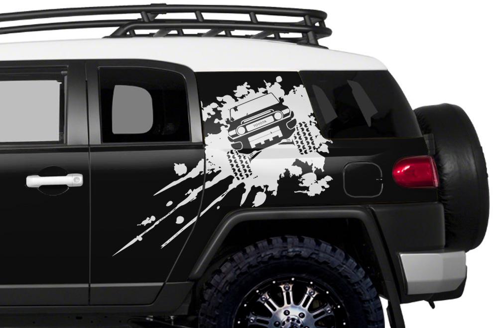 Toyota FJ Cruiser Wrap Kit - Quarter Panel Vinyl - Splash (2007-2014) - RacerX Customs
