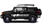 Toyota FJ Cruiser Vinyl Stripes Wrap Kit - FJ Tracks (2007-2014) - RacerX Customs
