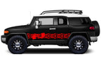 Toyota FJ Cruiser Vinyl Stripes Wrap Kit - FJ Tracks (2007-2014) - RacerX Customs