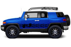 Toyota FJ Cruiser Vinyl Stripes Wrap Kit - FJ Tracks (2007-2014) - RacerX Customs