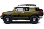 Toyota FJ Cruiser Vinyl Stripes Wrap Kit - FJ Tracks (2007-2014) - RacerX Customs