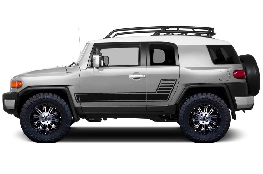 Toyota FJ Cruiser Vinyl Stripe Kit - Gradient Stripes (2007-2014) - RacerX Customs
