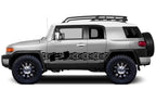 Toyota FJ Cruiser Vinyl Stripes Wrap Kit - FJ Tracks (2007-2014) - RacerX Customs