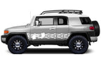 Toyota FJ Cruiser Vinyl Stripes Wrap Kit - FJ Tracks (2007-2014) - RacerX Customs