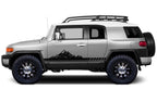 Toyota FJ Cruiser Vinyl Stripe Kit - Mountains (2007-2014) - RacerX Customs
