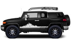 Toyota FJ Cruiser Vinyl Stripe Kit - Mountains (2007-2014) - RacerX Customs
