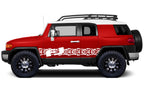Toyota FJ Cruiser Vinyl Stripes Wrap Kit - FJ Tracks (2007-2014) - RacerX Customs