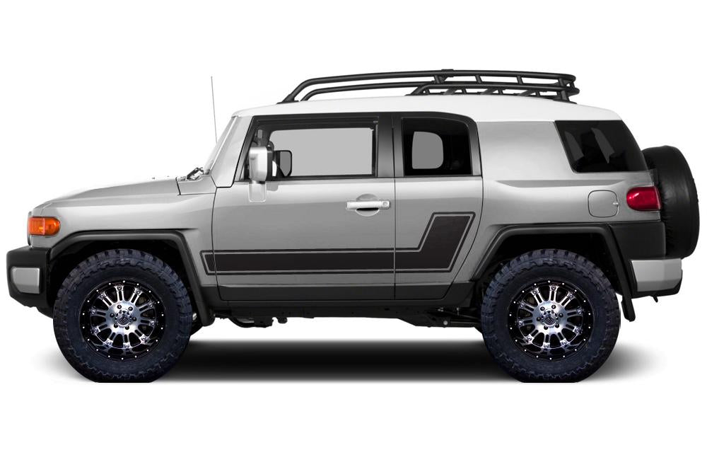 Toyota FJ Cruiser Vinyl Stripe Kit - Side Stripes (2007-2014) - RacerX Customs