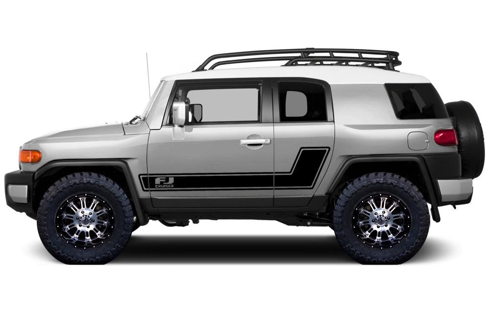Toyota FJ Cruiser Vinyl Stripe Kit - FJ Stripes (2007-2014) - RacerX Customs