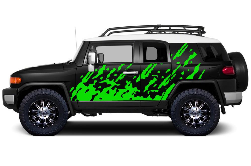 Toyota FJ Cruiser Wrap Kit - Vinyl - Burst (2007-2014) - RacerX Customs