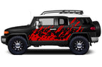 Toyota FJ Cruiser Wrap Kit - Vinyl - Burst (2007-2014) - RacerX Customs
