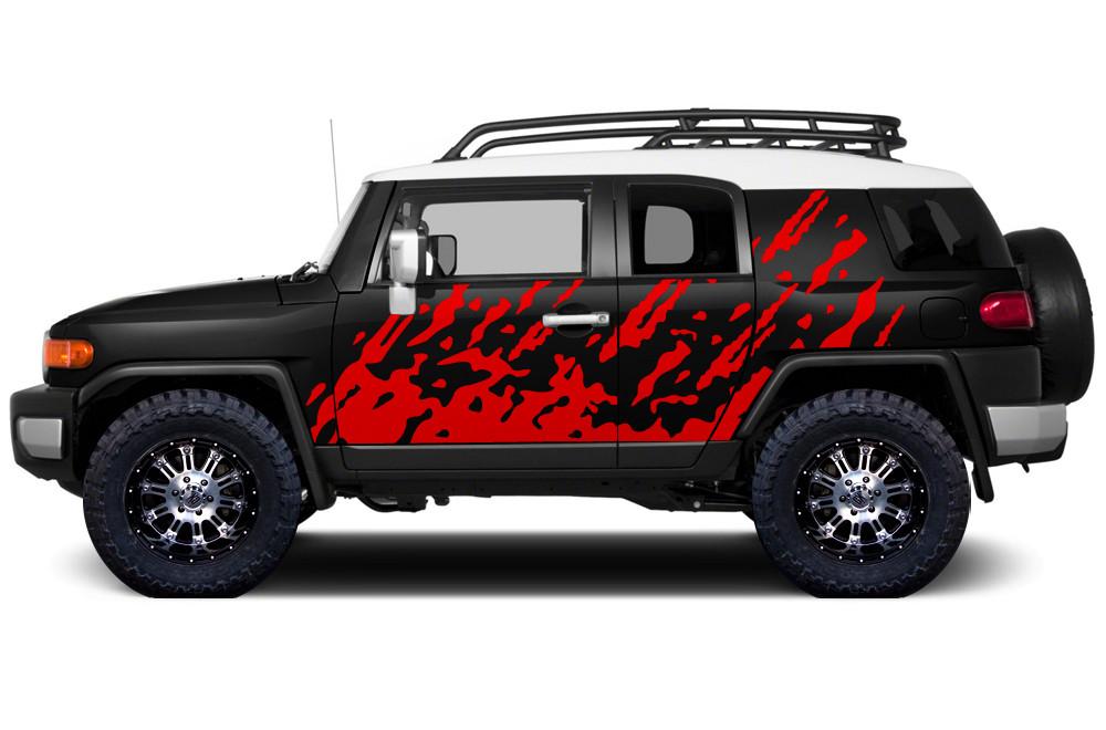 Toyota FJ Cruiser Wrap Kit - Vinyl - Burst (2007-2014) - RacerX Customs