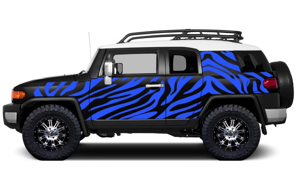 Toyota FJ Cruiser Wrap Kit - Vinyl - Safari Stripes (2007-2014) - RacerX Customs