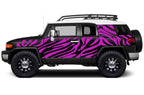 Toyota FJ Cruiser Wrap Kit - Vinyl - Safari Stripes (2007-2014) - RacerX Customs