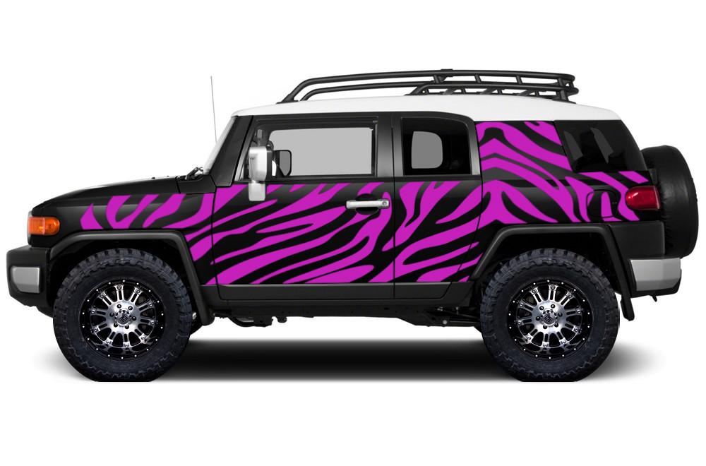 Toyota FJ Cruiser Wrap Kit - Vinyl - Safari Stripes (2007-2014) - RacerX Customs