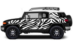 Toyota FJ Cruiser Wrap Kit - Vinyl - Safari Stripes (2007-2014) - RacerX Customs