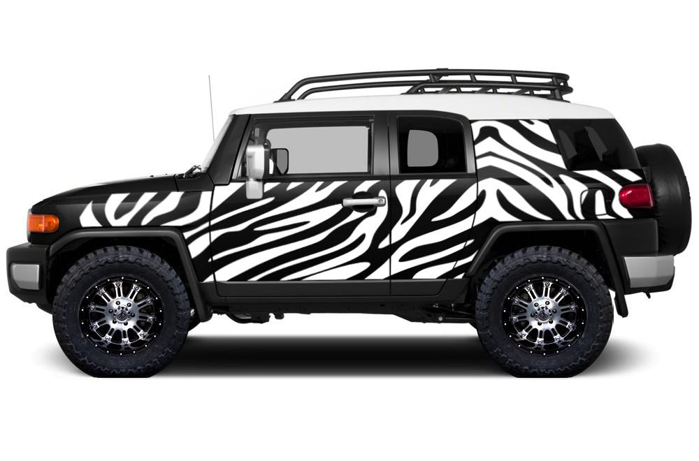 Toyota FJ Cruiser Wrap Kit - Vinyl - Safari Stripes (2007-2014) - RacerX Customs