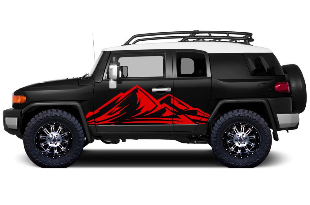 Toyota FJ Cruiser Wrap Kit - Vinyl - Trek (2007-2014) - RacerX Customs
