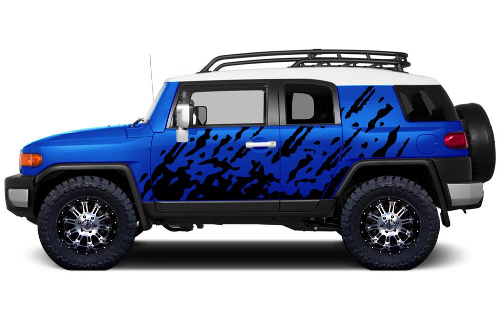 Toyota FJ Cruiser Wrap Kit - Vinyl - Burst (2007-2014) - RacerX Customs