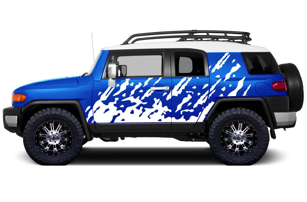 Toyota FJ Cruiser Wrap Kit - Vinyl - Burst (2007-2014) - RacerX Customs
