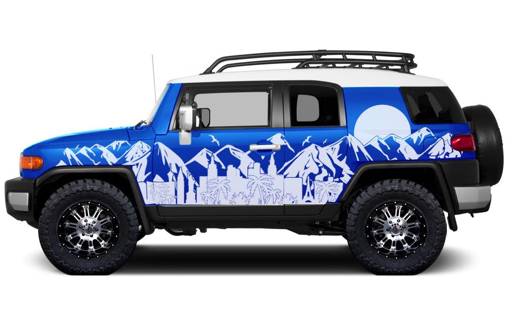 Toyota FJ Cruiser Wrap Kit - Vinyl - Los Desert (2007-2014) - RacerX Customs