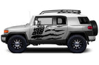 Toyota FJ Cruiser Wrap Kit - Vinyl - American Flag (2007-2014) - RacerX Customs