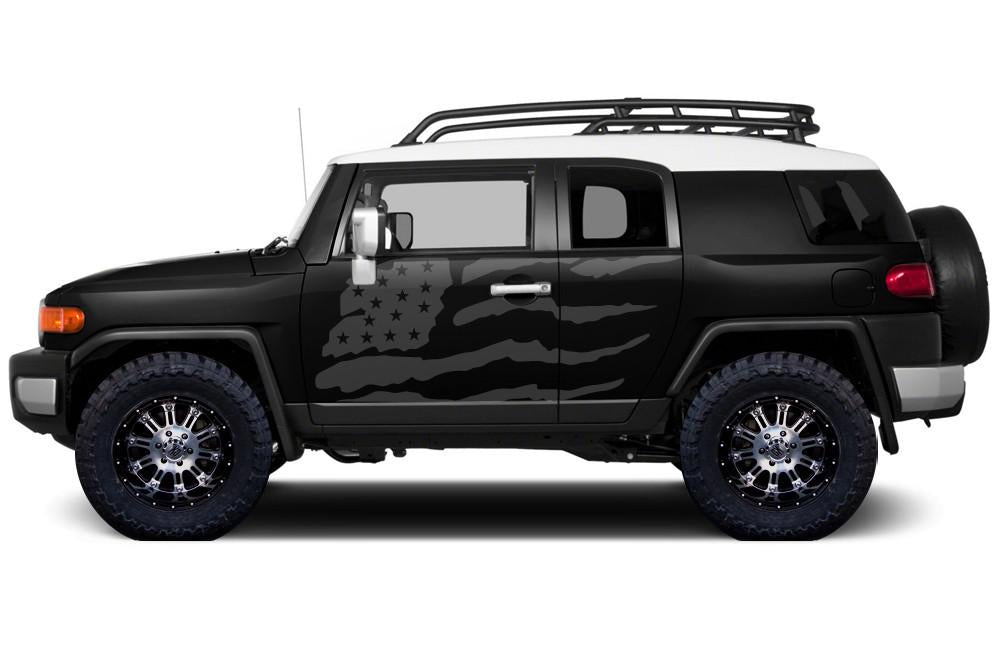 Toyota FJ Cruiser Wrap Kit - Vinyl - American Flag (2007-2014) - RacerX Customs