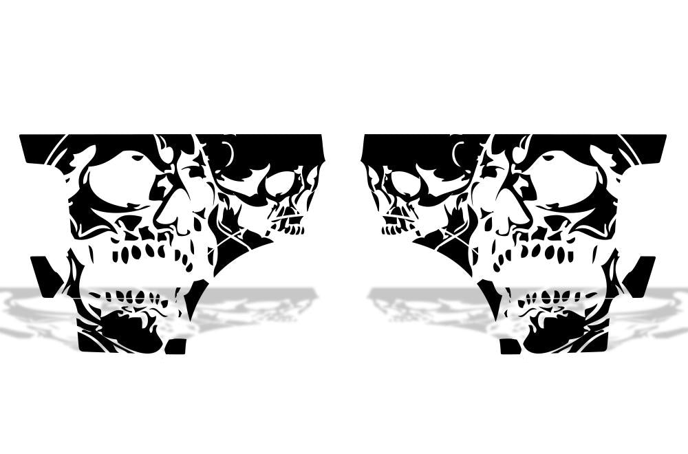 Ford F150 Quarter Panel Vinyl Wrap (2004-2008) DoubleSkull - RacerX Customs