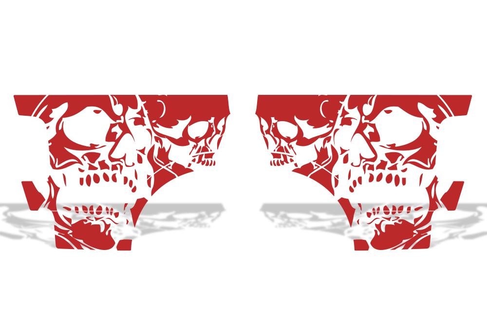 Ford F150 Quarter Panel Vinyl Wrap (2004-2008) DoubleSkull - RacerX Customs