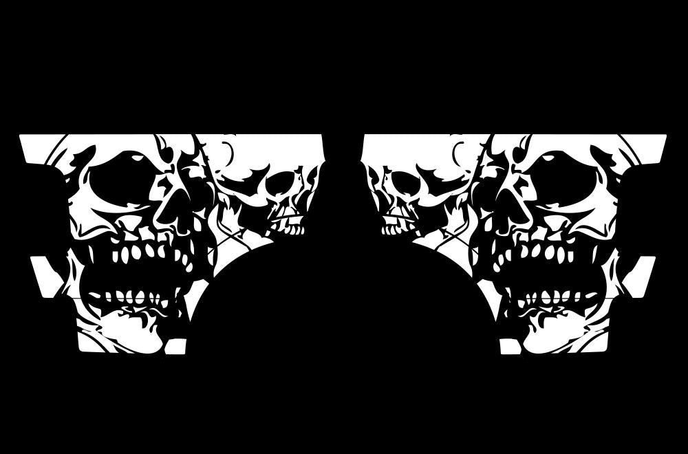 Ford F150 Quarter Panel Vinyl Wrap (2004-2008) DoubleSkull - RacerX Customs