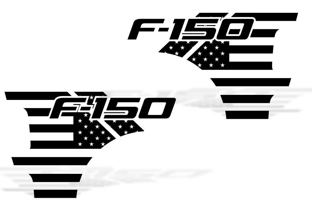 Ford F150 Quarter Panel Vinyl Wrap (2004-2008) F150-USA - RacerX Customs