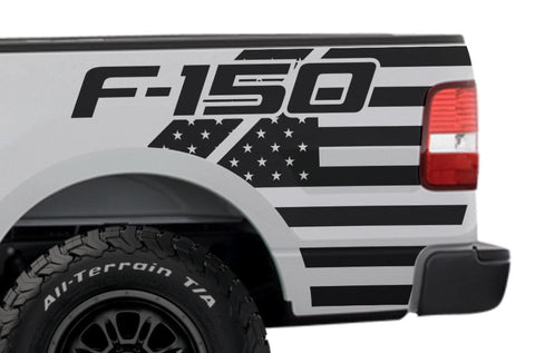 Ford F150 Quarter Panel Vinyl Wrap (2004-2008) F150-USA - RacerX Customs