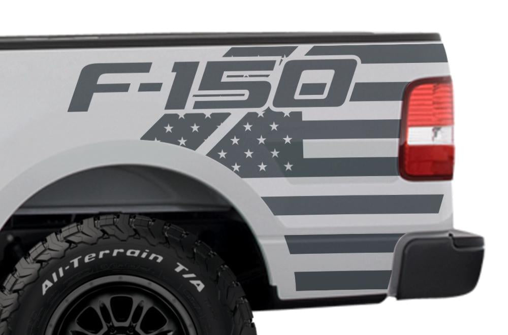 Ford F150 Quarter Panel Vinyl Wrap (2004-2008) F150-USA - RacerX Customs