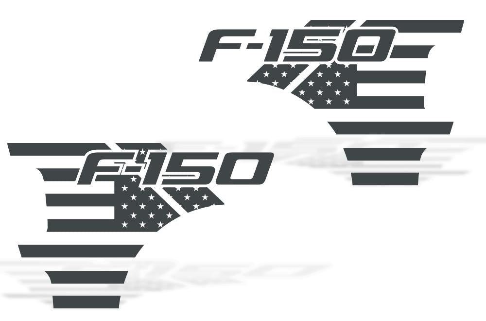 Ford F150 Quarter Panel Vinyl Wrap (2004-2008) F150-USA - RacerX Customs