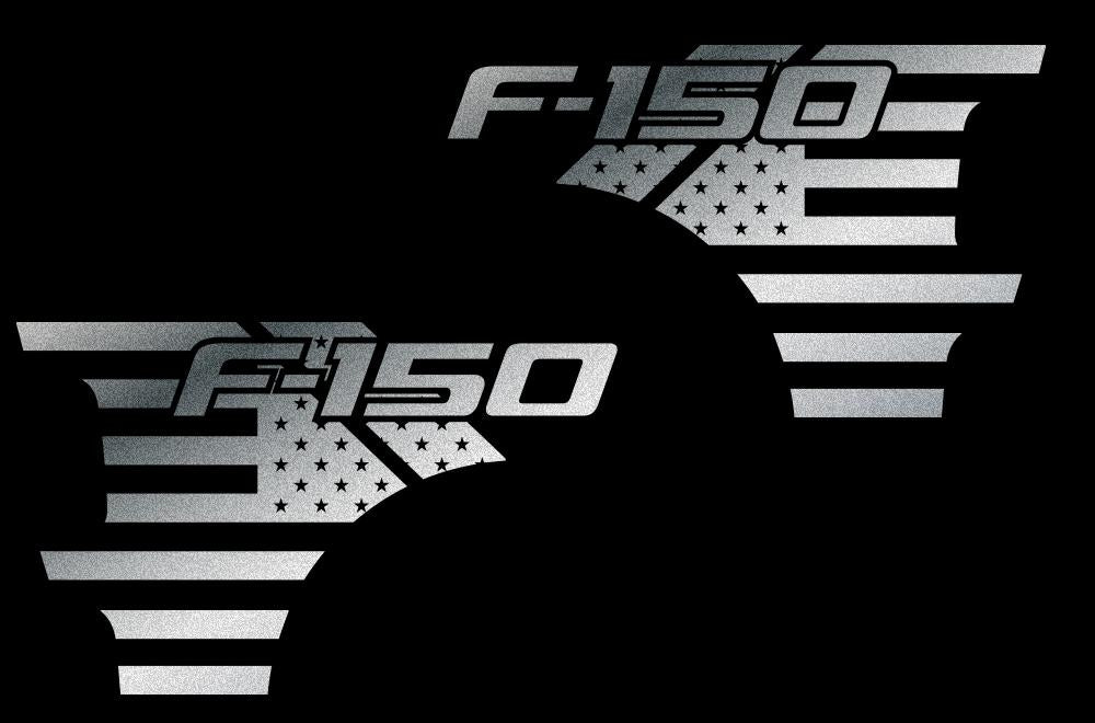 Ford F150 Quarter Panel Vinyl Wrap (2004-2008) F150-USA - RacerX Customs