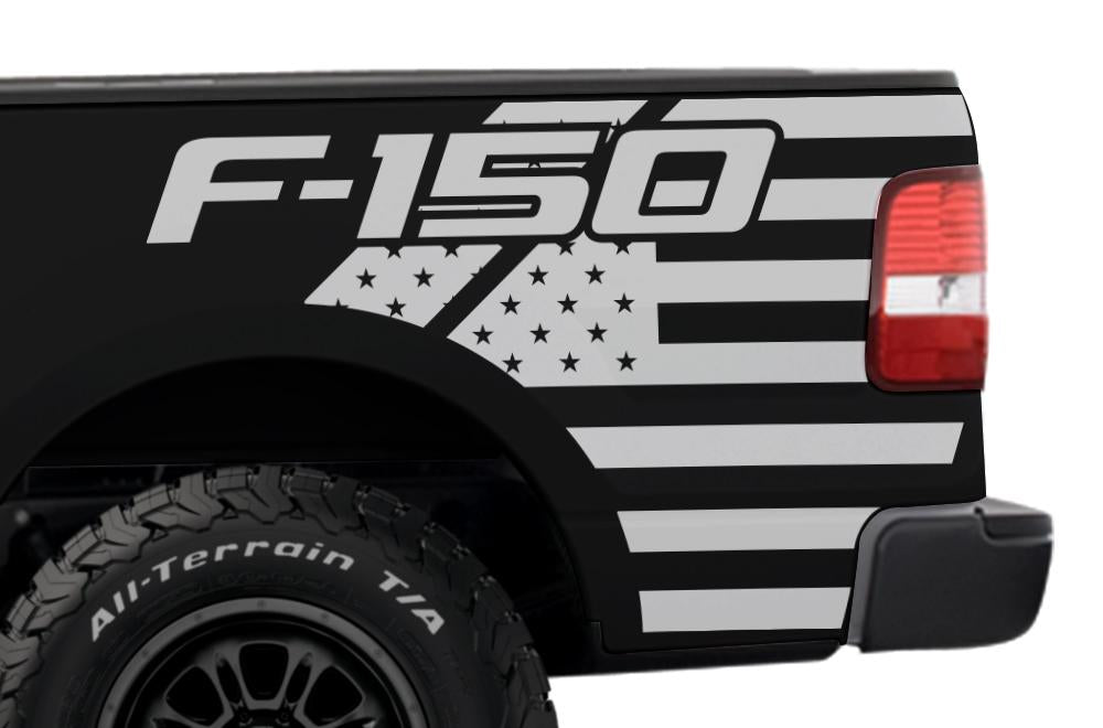 Ford F150 Quarter Panel Vinyl Wrap (2004-2008) F150-USA - RacerX Customs