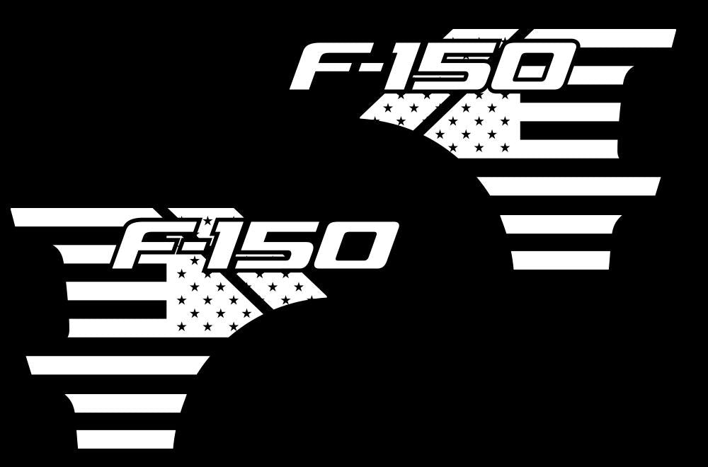 Ford F150 Quarter Panel Vinyl Wrap (2004-2008) F150-USA - RacerX Customs