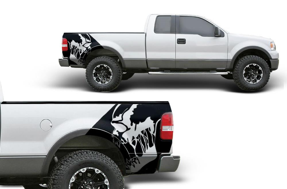 Ford F150 Quarter Panel Vinyl Wrap (2004-2008) Scream - RacerX Customs